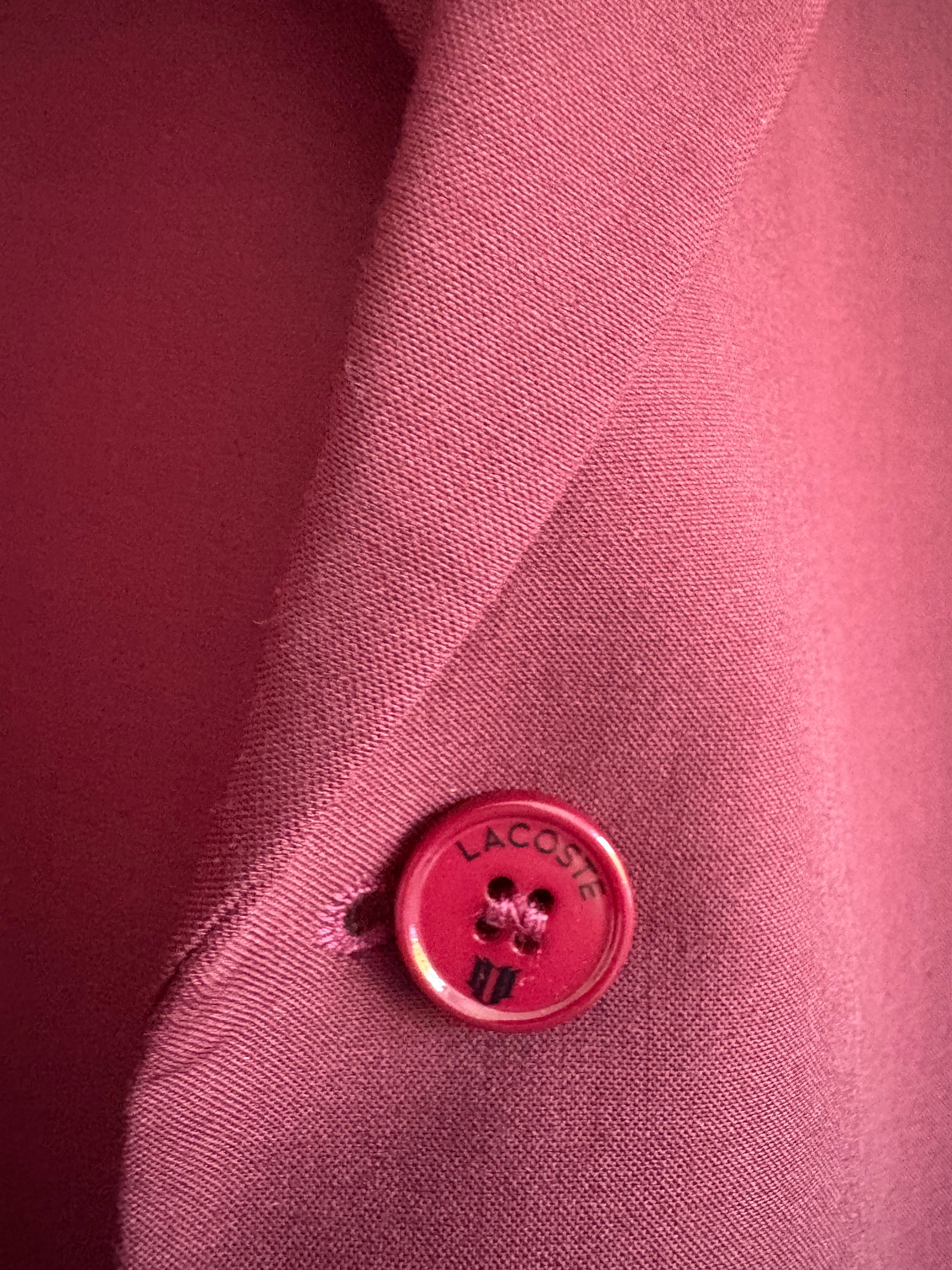 Lacoste x Venus Williams Tennis Burgundy oversized blazer wool blend size large